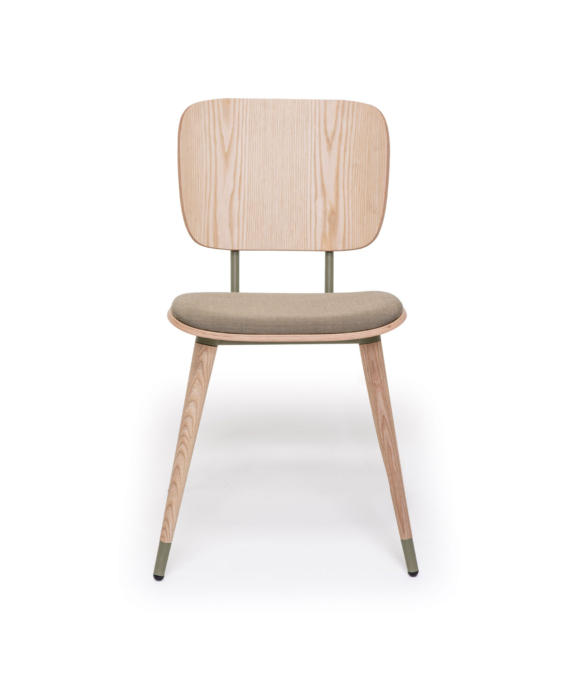 ABC chair with wooden legs - Vergés
