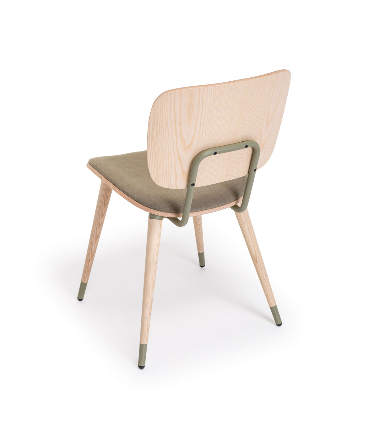 ABC chair with wooden legs - Vergés