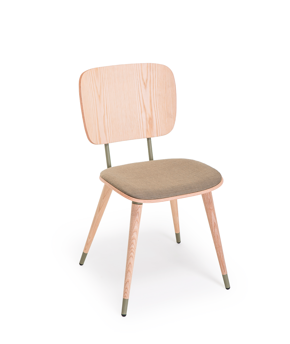 Vergés - Chaise ABC avec piètement en bois