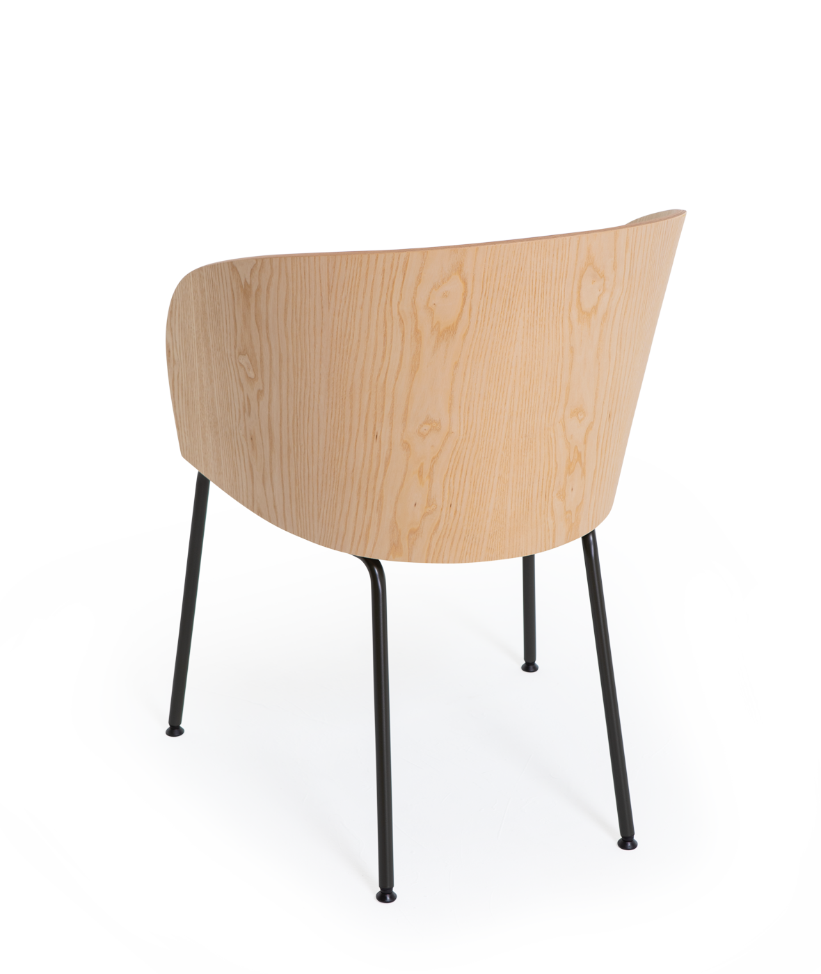 Vergés - Cistell Original chair with armrests and metallic legs