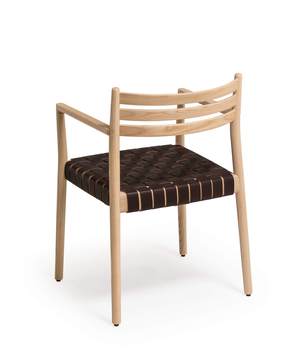 Vergés - Bogart chair with armrests and woven cord seat