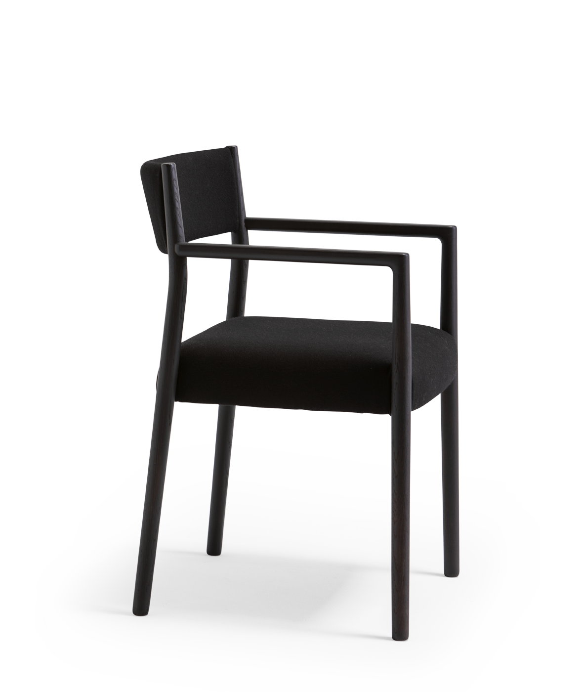 Vergés - Silla Bogart con brazos con asiento y respaldo tapizado