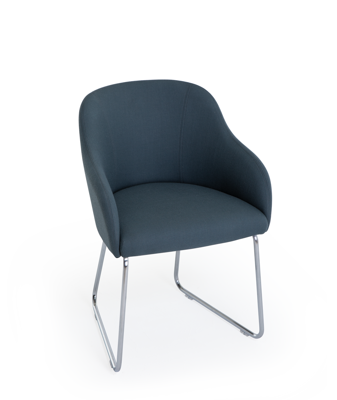 Cistell Curve chair with sled base - Vergés
