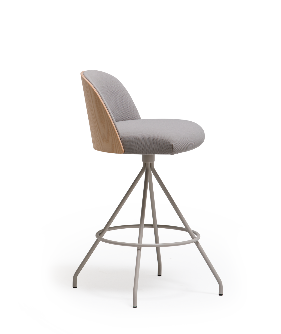 Vergés - Cistell Slim medium stool with swivel base