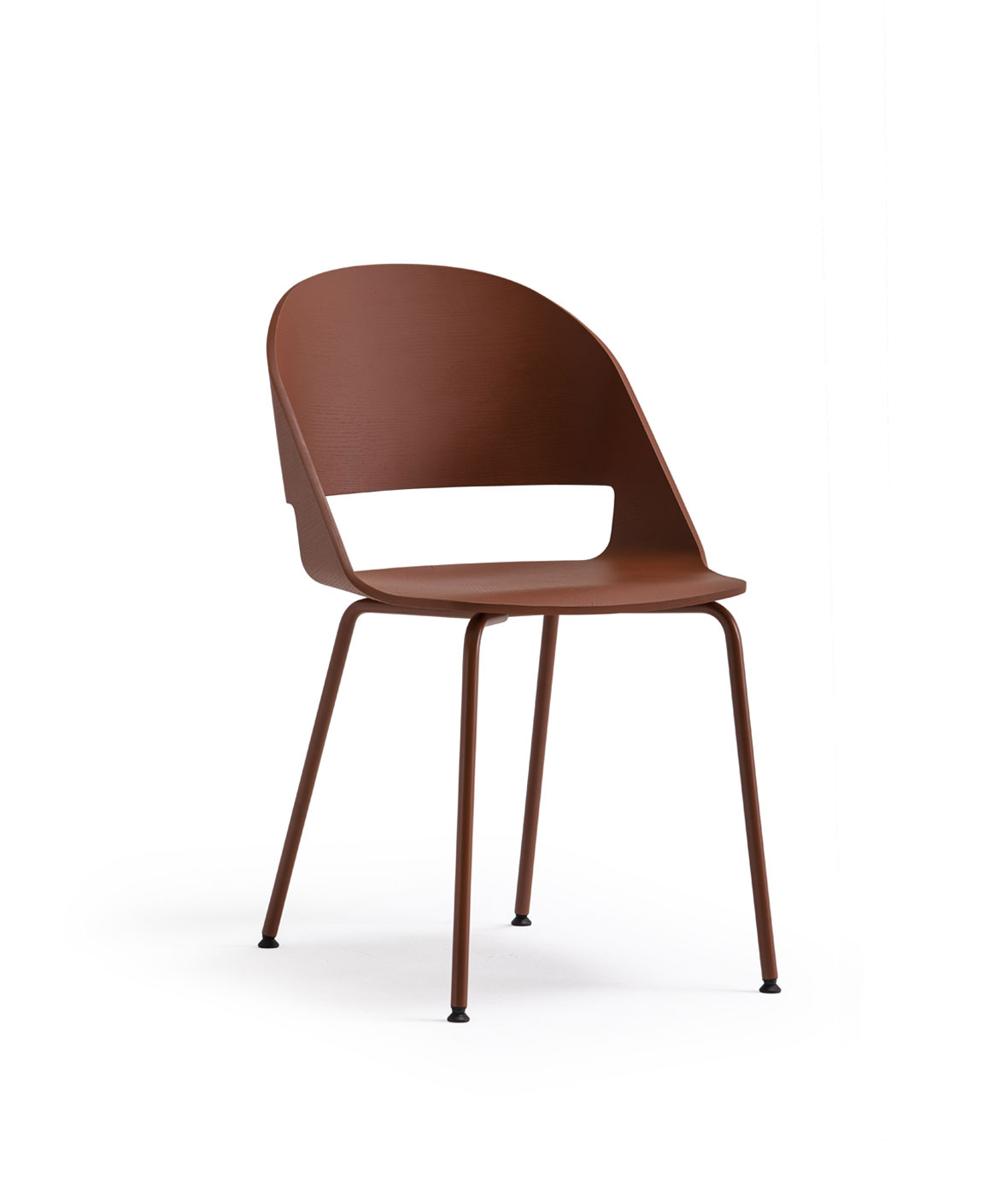 Goose chair Model C with metallic legs - Vergés