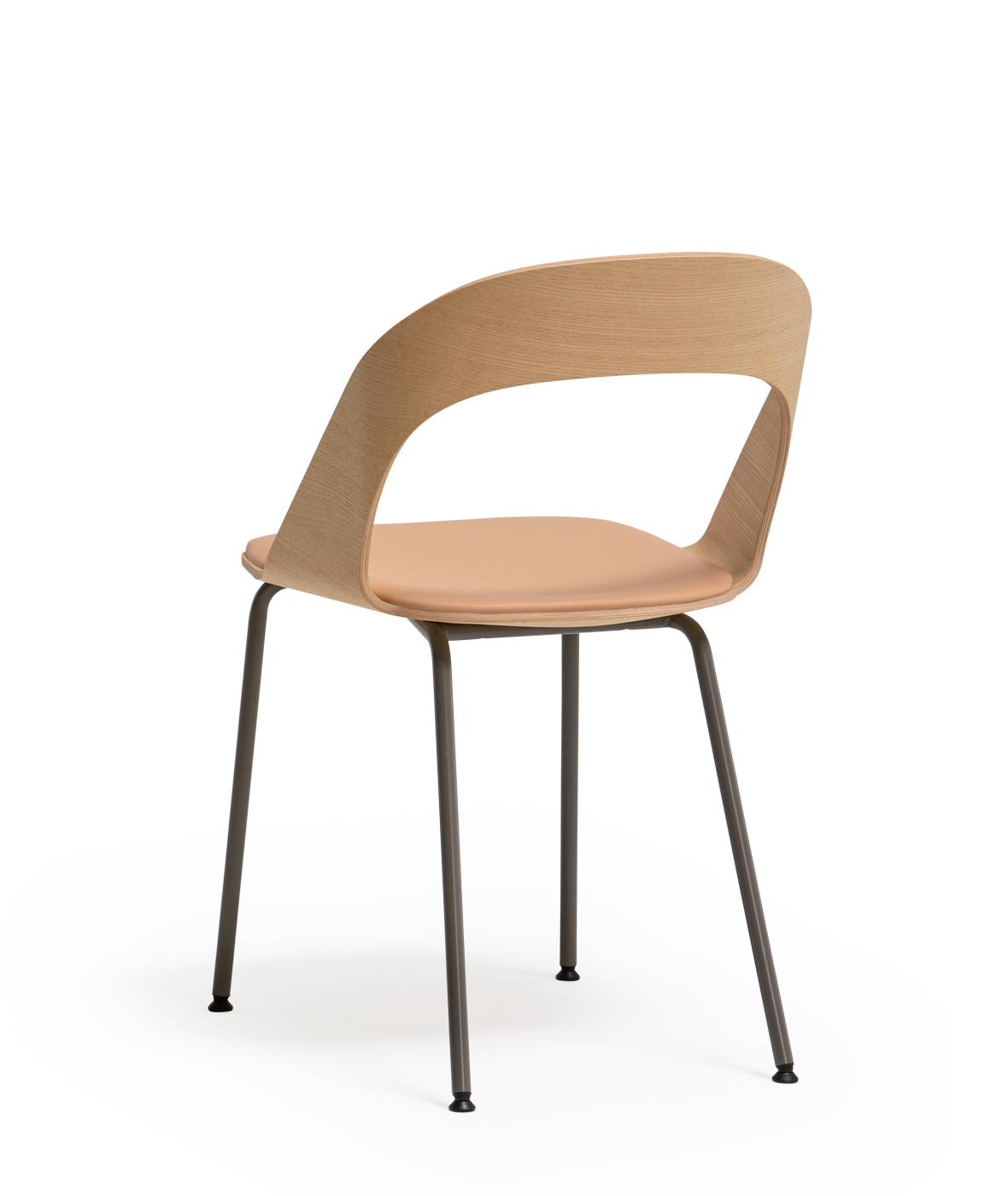 Vergés - Goose chair Model D with metallic legs