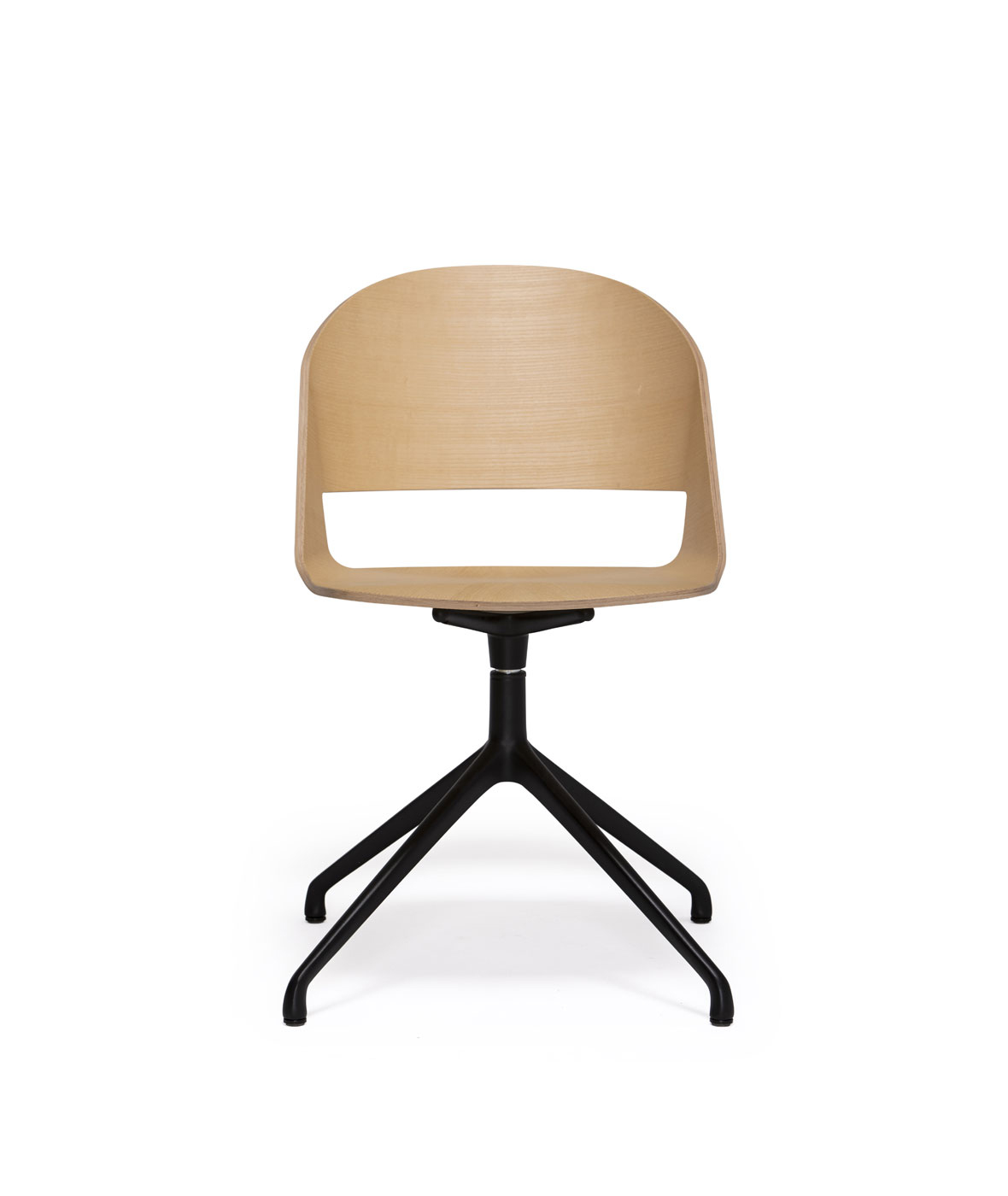 Goose chair Model C with 4 rollers swivel base - Vergés