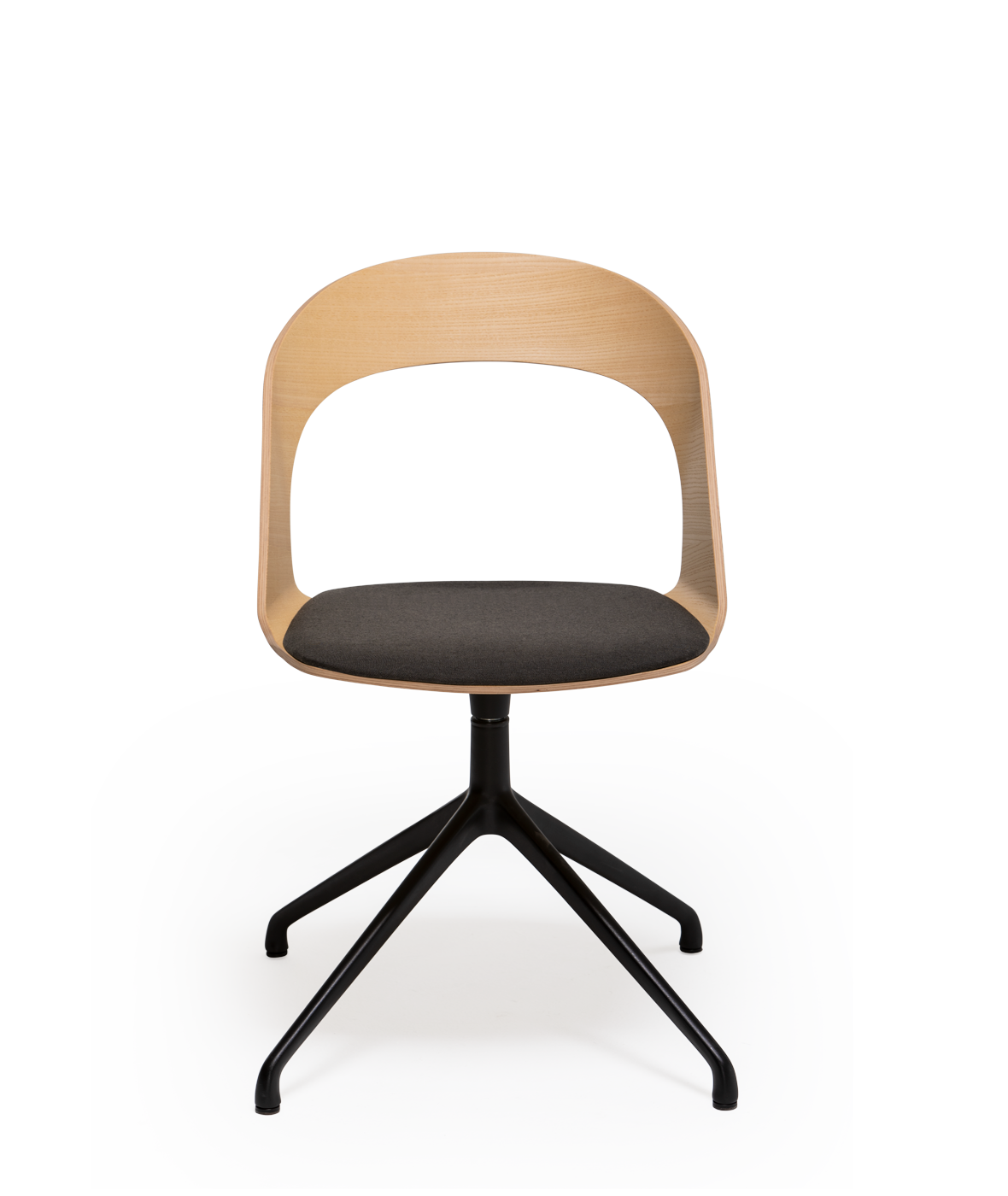 Vergés - Goose chair Model D with 4 rollers swivel base