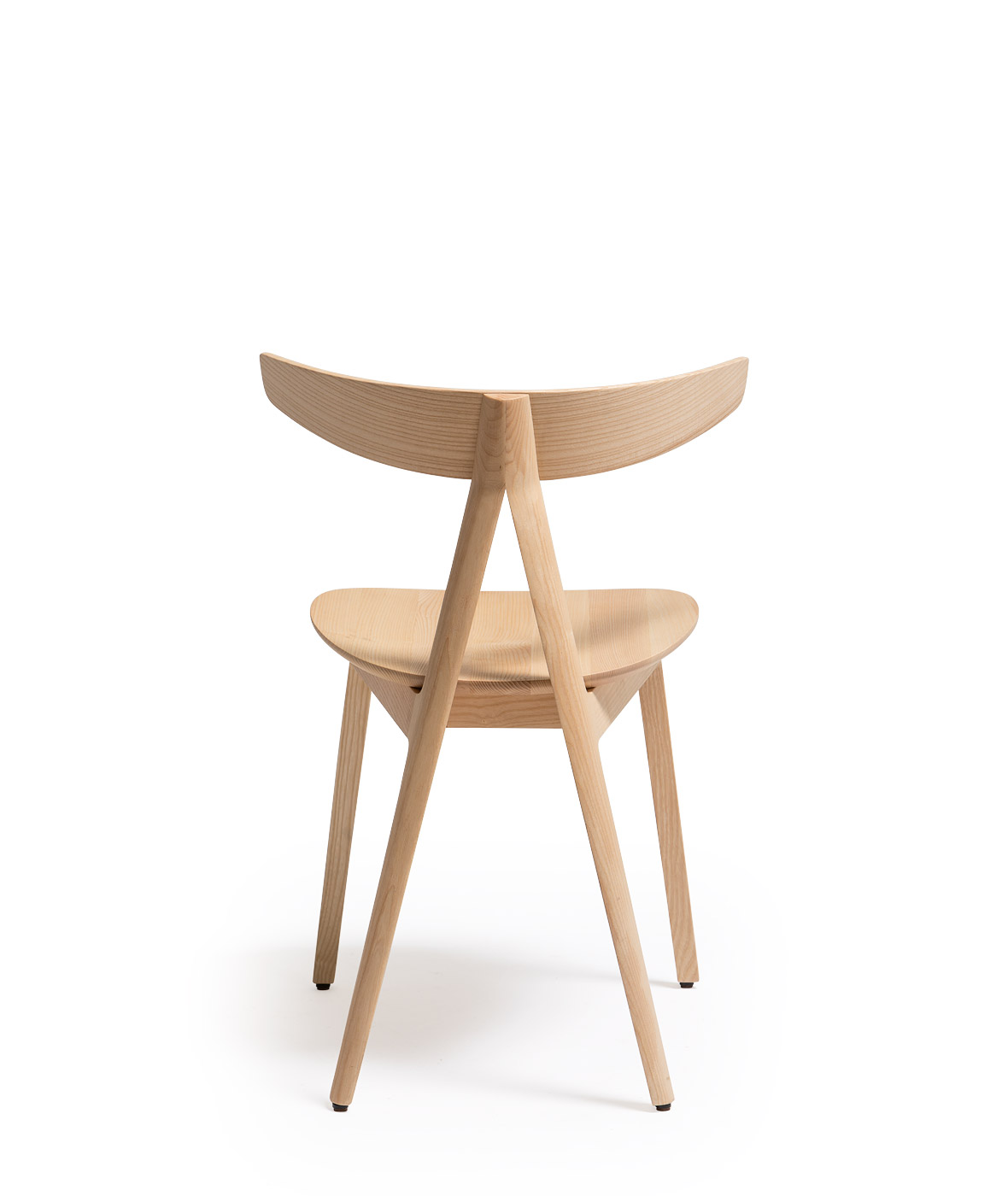 Compass chair with wooden legs - Vergés