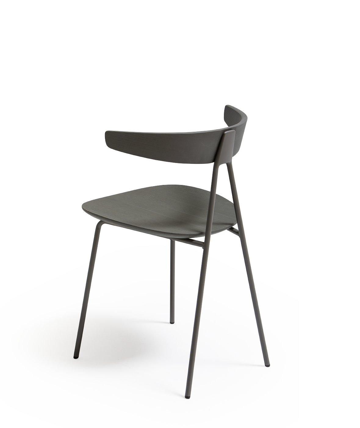 Vergés - Compass chair with metallic legs