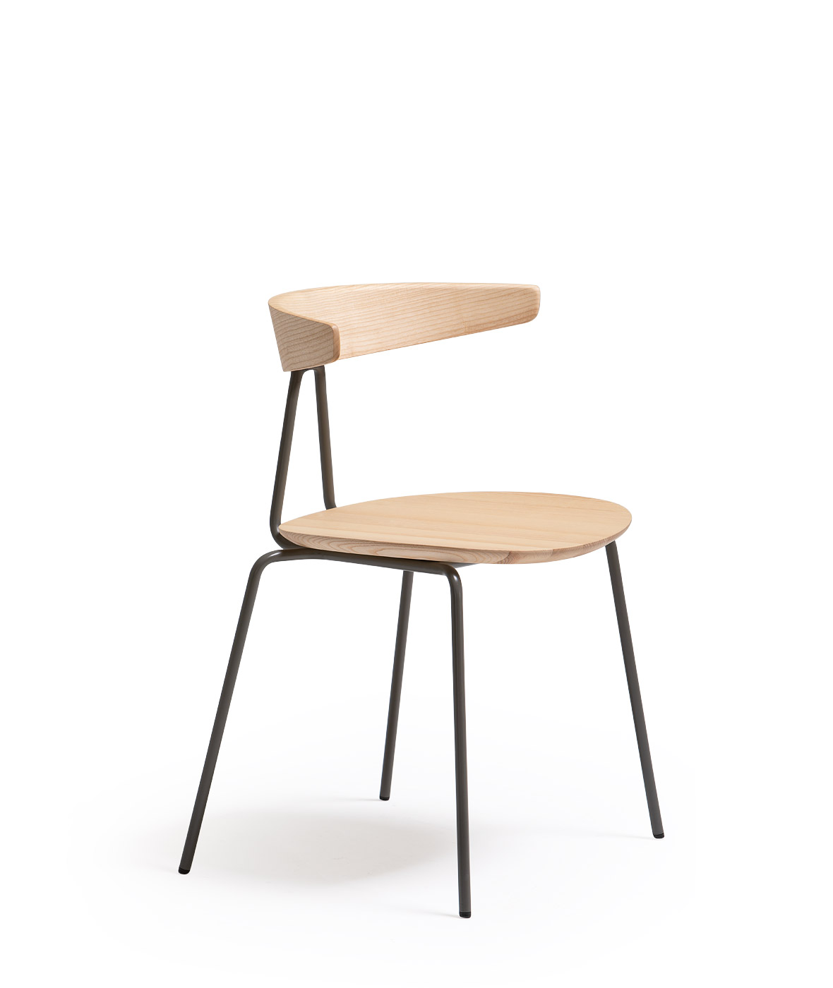 Compass chair with metallic legs – stackable - Vergés