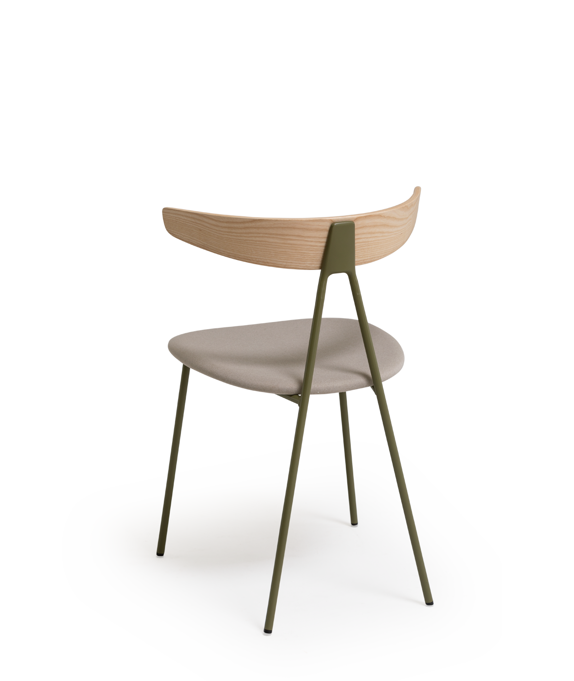 Vergés - Compass chair with metallic legs