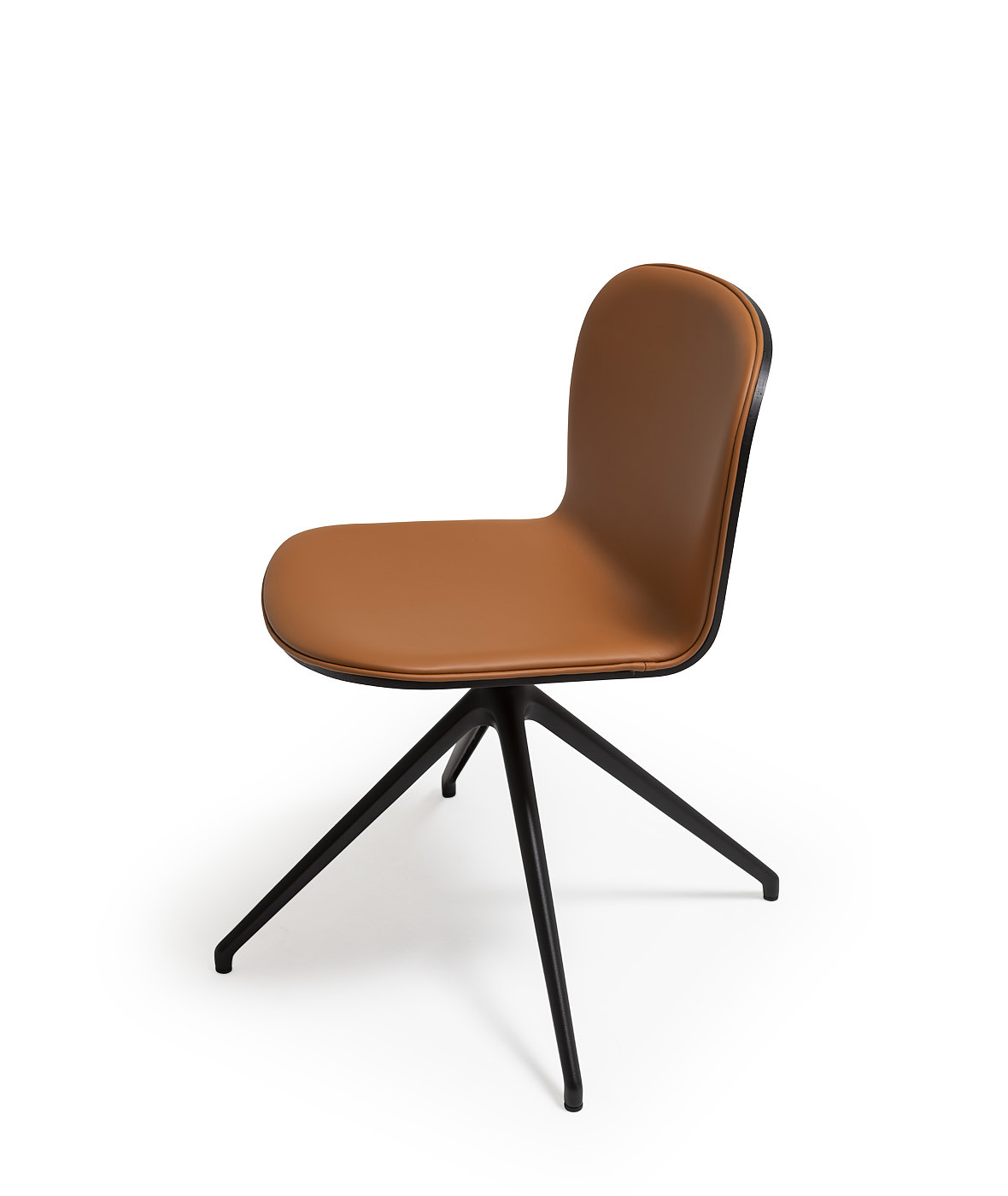 Ona chair with swivel base with 4 legs - Vergés
