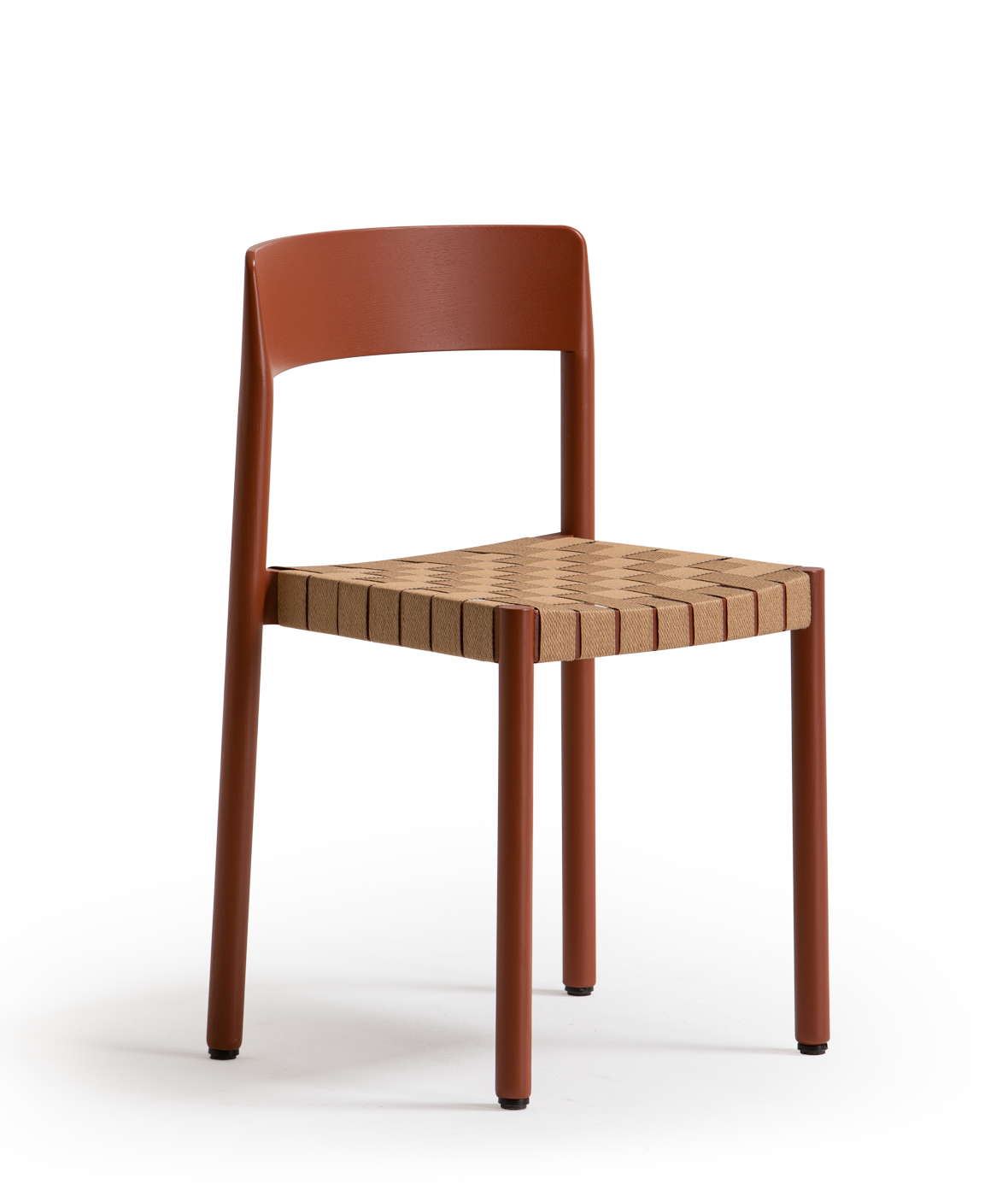 Vergés - Nela chair with seat in wide paper wicker