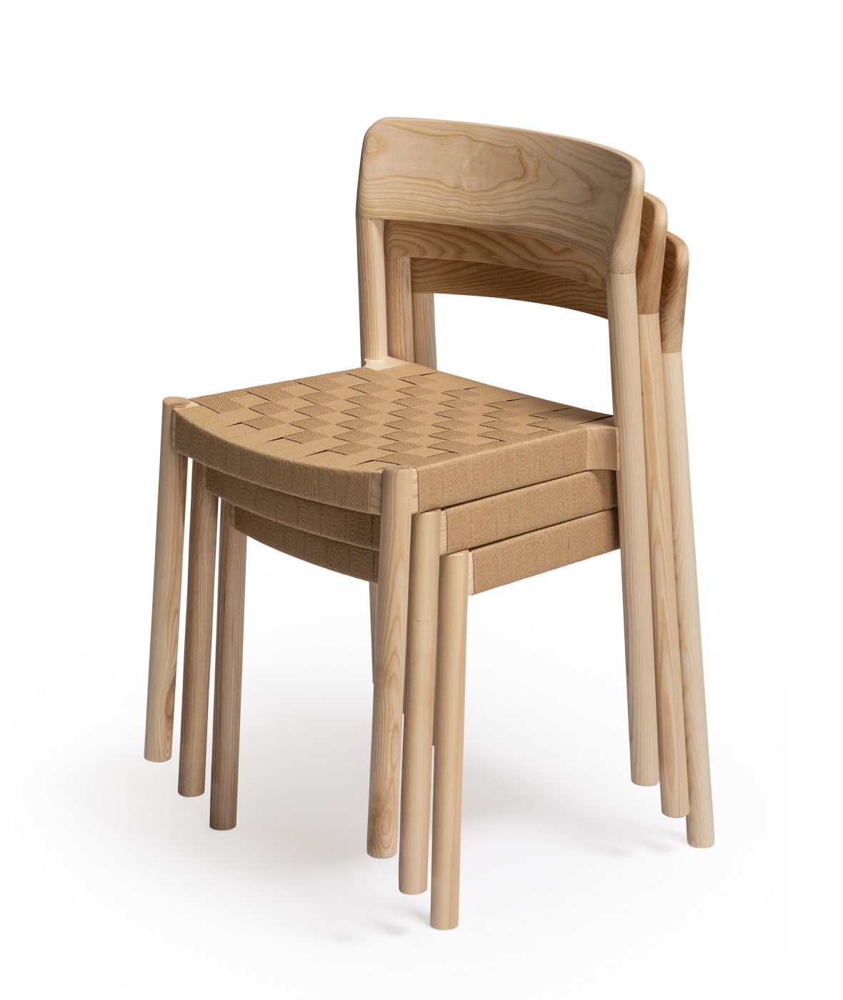 Nela chair with seat in wide paper wicker - Vergés