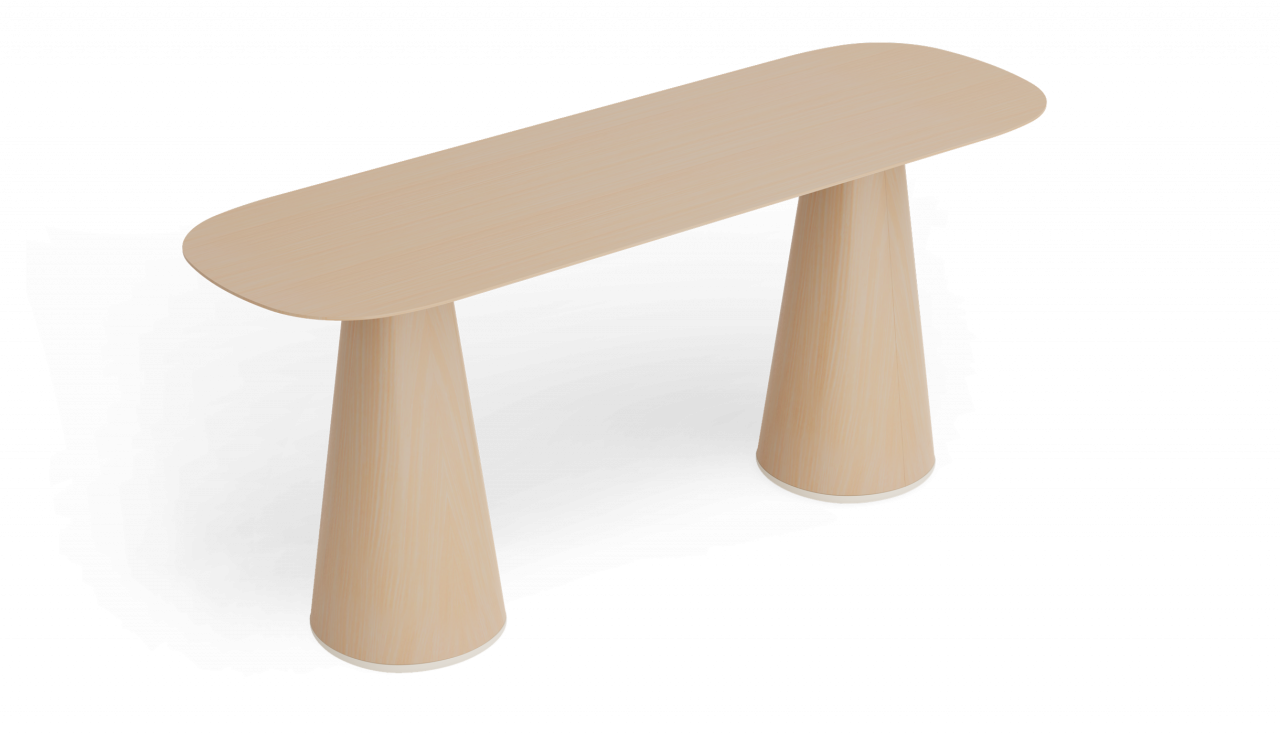 Vergés - Conic Double High Table · H105