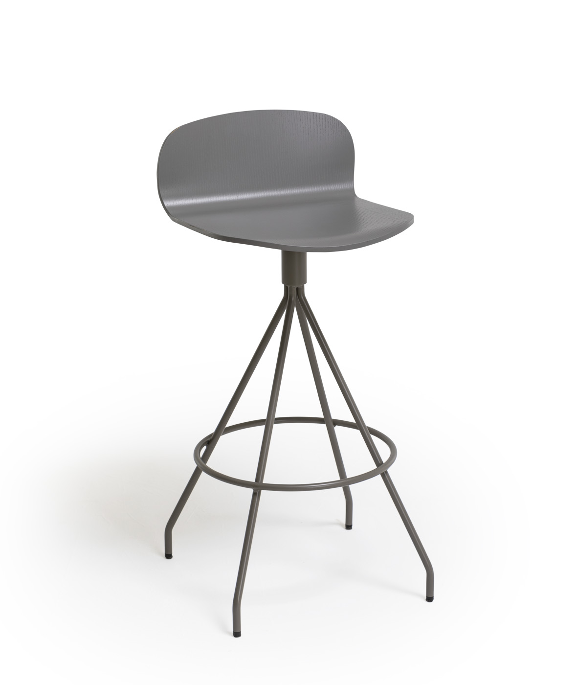 Ona medium stool with swivel base - Vergés