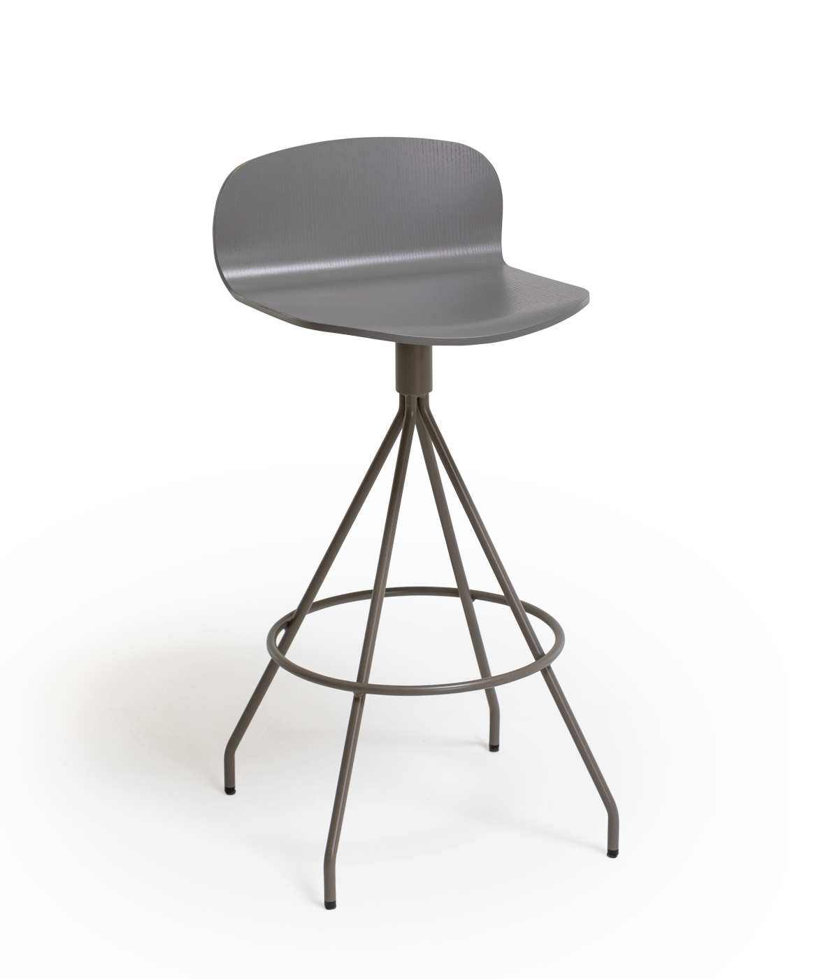 Ona high stool with swivel base - Vergés