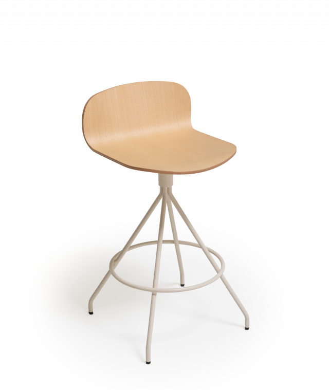 Vergés - Ona medium stool with swivel base