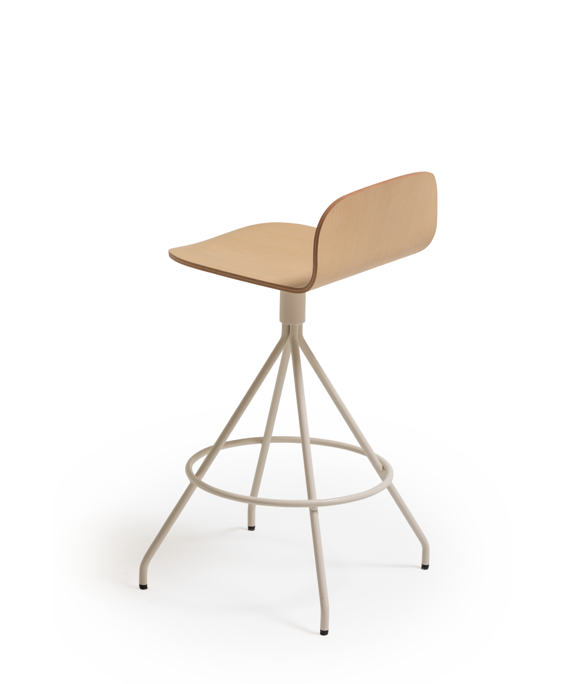 Vergés - Ona medium stool with swivel base