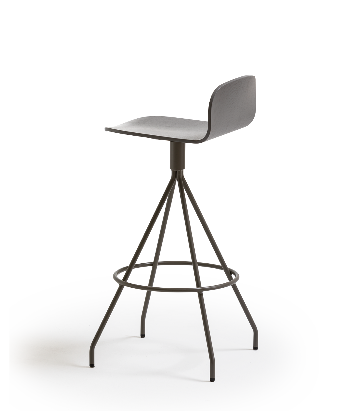 Vergés - Ona high stool with swivel base
